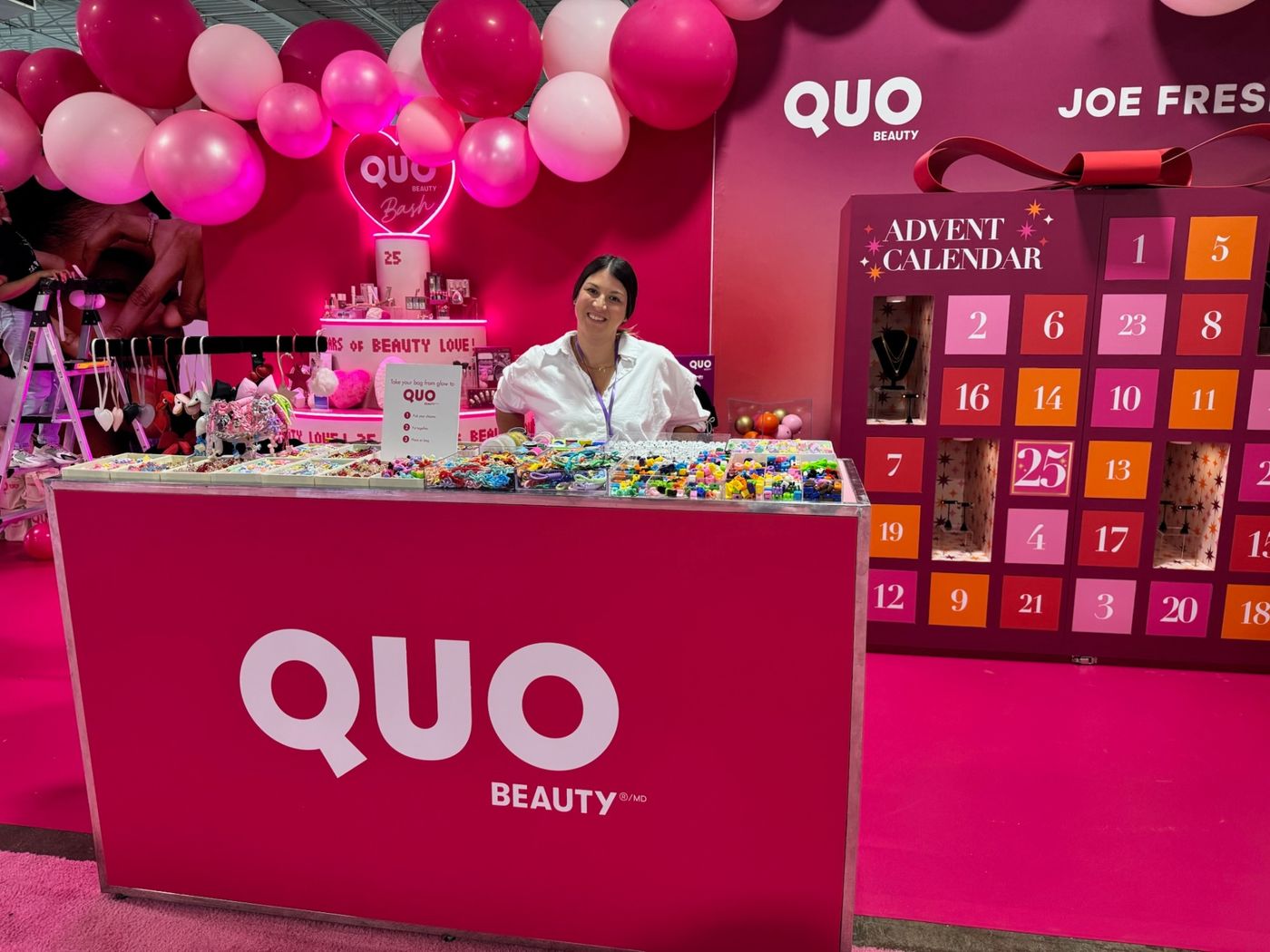 QUO Beauty pop-up activation