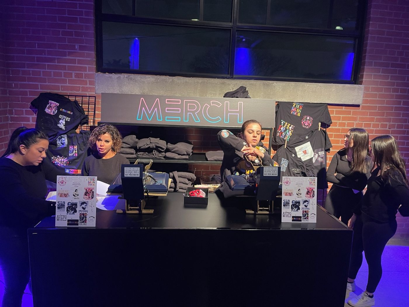 Concert Tour Merch Party