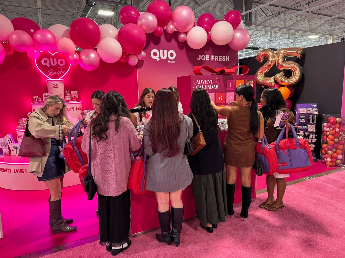 A bedazzled live swag activation by By Steph