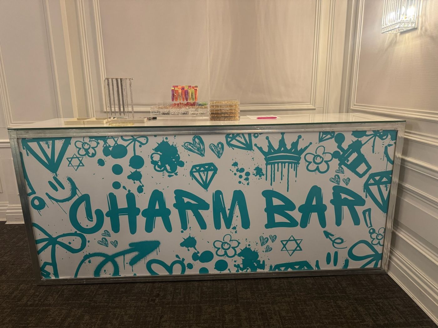 Graffiti Charm Bar counter activation